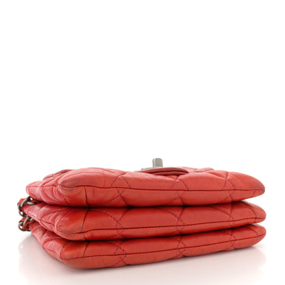 Chanel Lambskin Quilted Mini Chanel 3 Flap Red 4 of 13