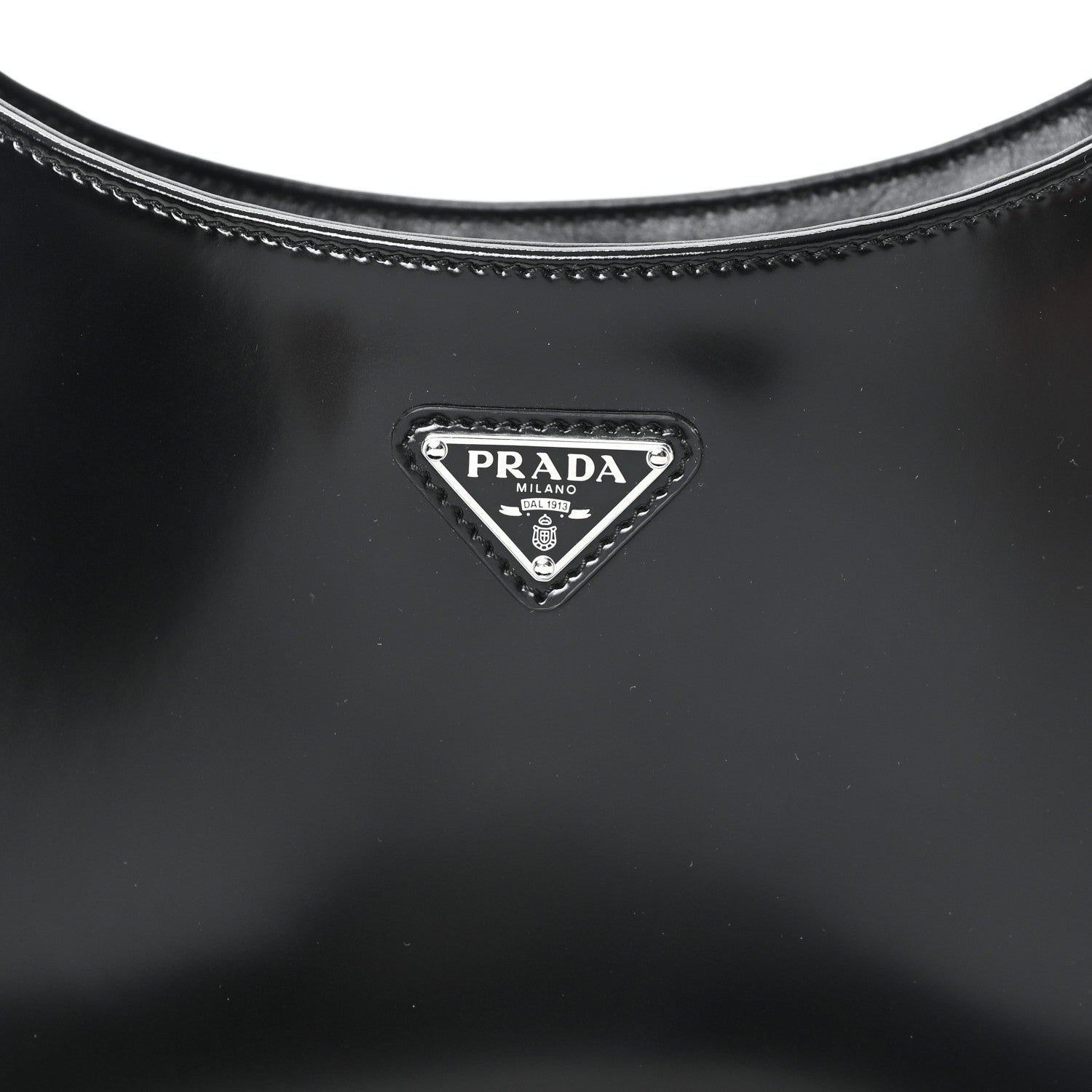 Prada Spazzolato Cleo Shoulder Bag Black 1917574 – FASHIONPHILE