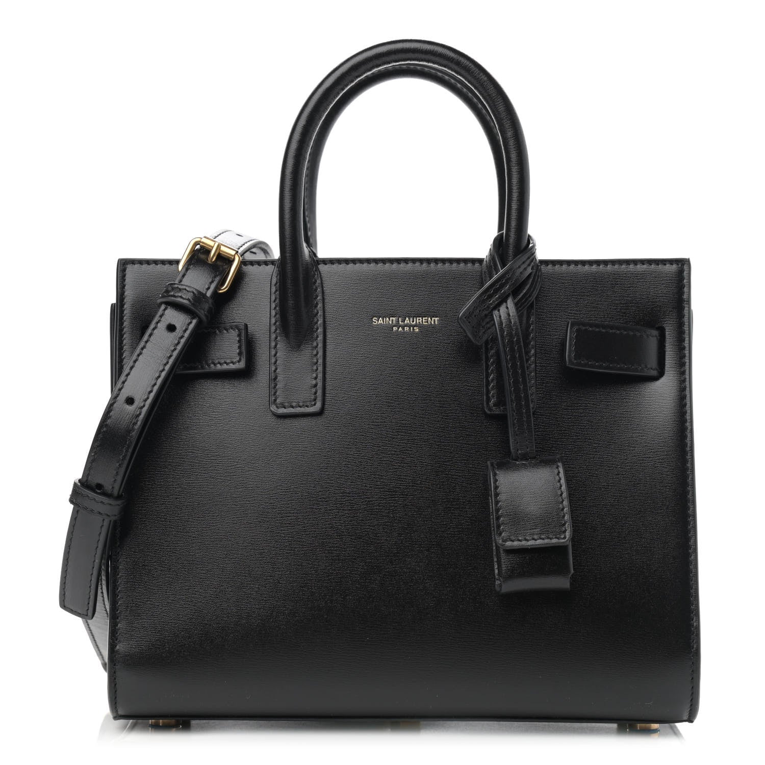Saint Laurent Calfskin Nano Sac De Jour Black 1 of 11