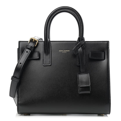 Saint Laurent Calfskin Nano Sac De Jour Black 1 of 11