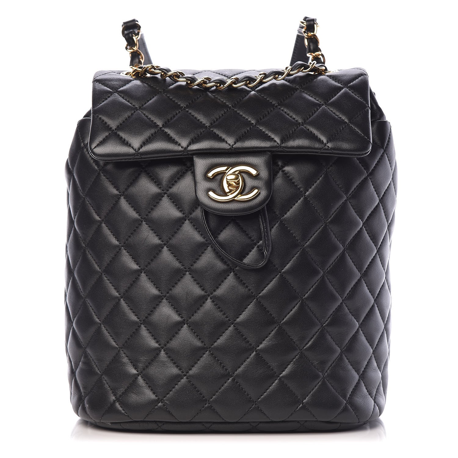 Chanel Lambskin Quilted Small Urban Spirit Backpack Black 1 of 15