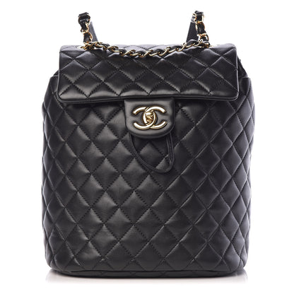 Chanel Lambskin Quilted Small Urban Spirit Backpack Black 1 of 15