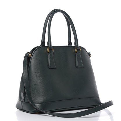 Prada Saffiano Lux Open Promenade Tote Biliardo 3 of 11