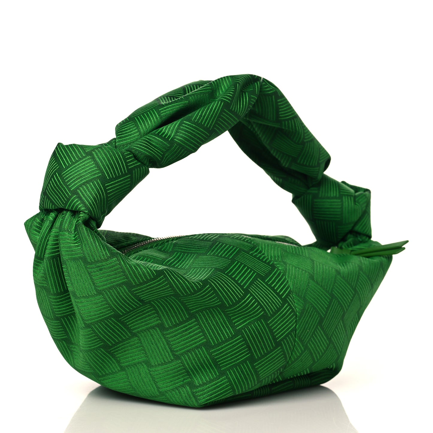 Jacquard Mini Double Knot Bag Green