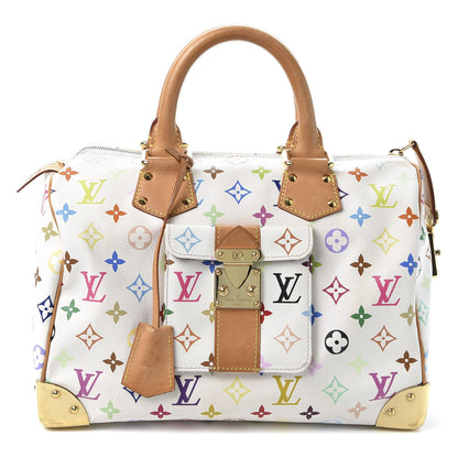 Louis Vuitton Monogram Multicolor Speedy 30 White 1 of 8