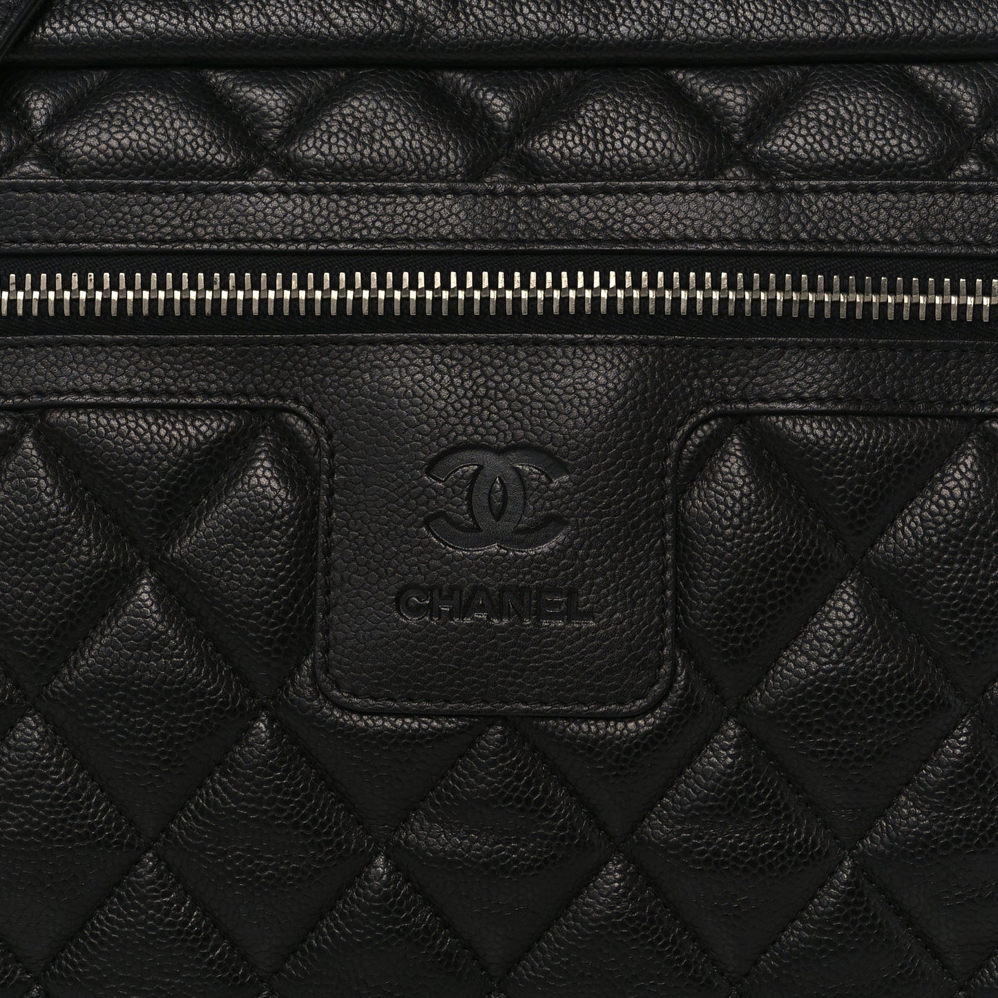Caviar Quilted Coco Cocoon Messenger Black
