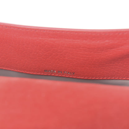 Lanvin Goatskin JL Carnet Crossbody Red 7 of 10