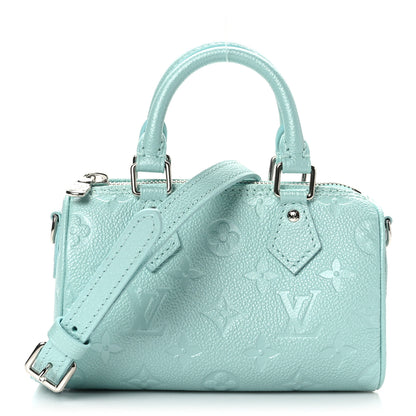 Louis Vuitton Empreinte Monogram Nano Speedy Pearly Lagoon Turquoise 1 of 9