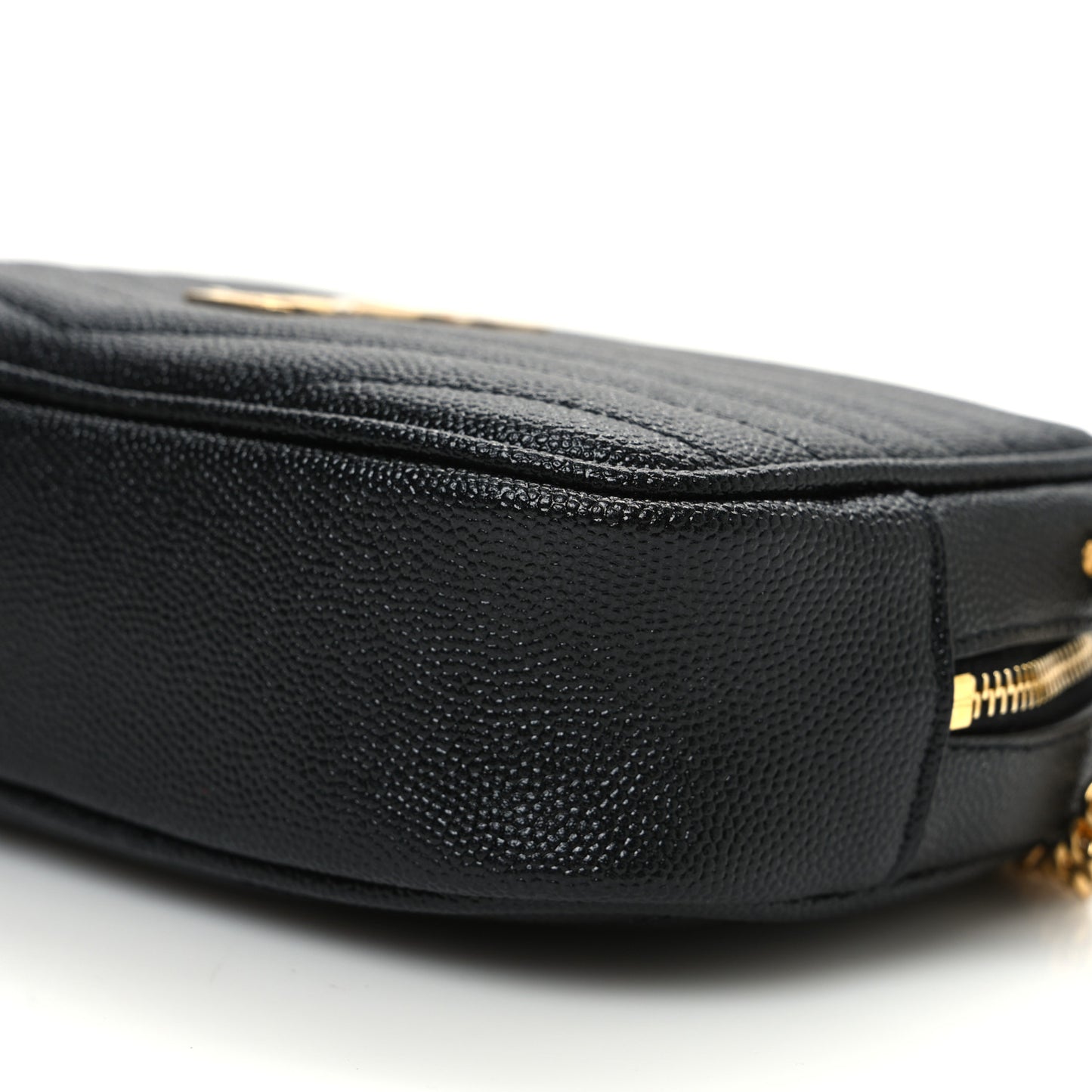Grain De Poudre Matelasse Monogram Mini Lou Camera Bag Black