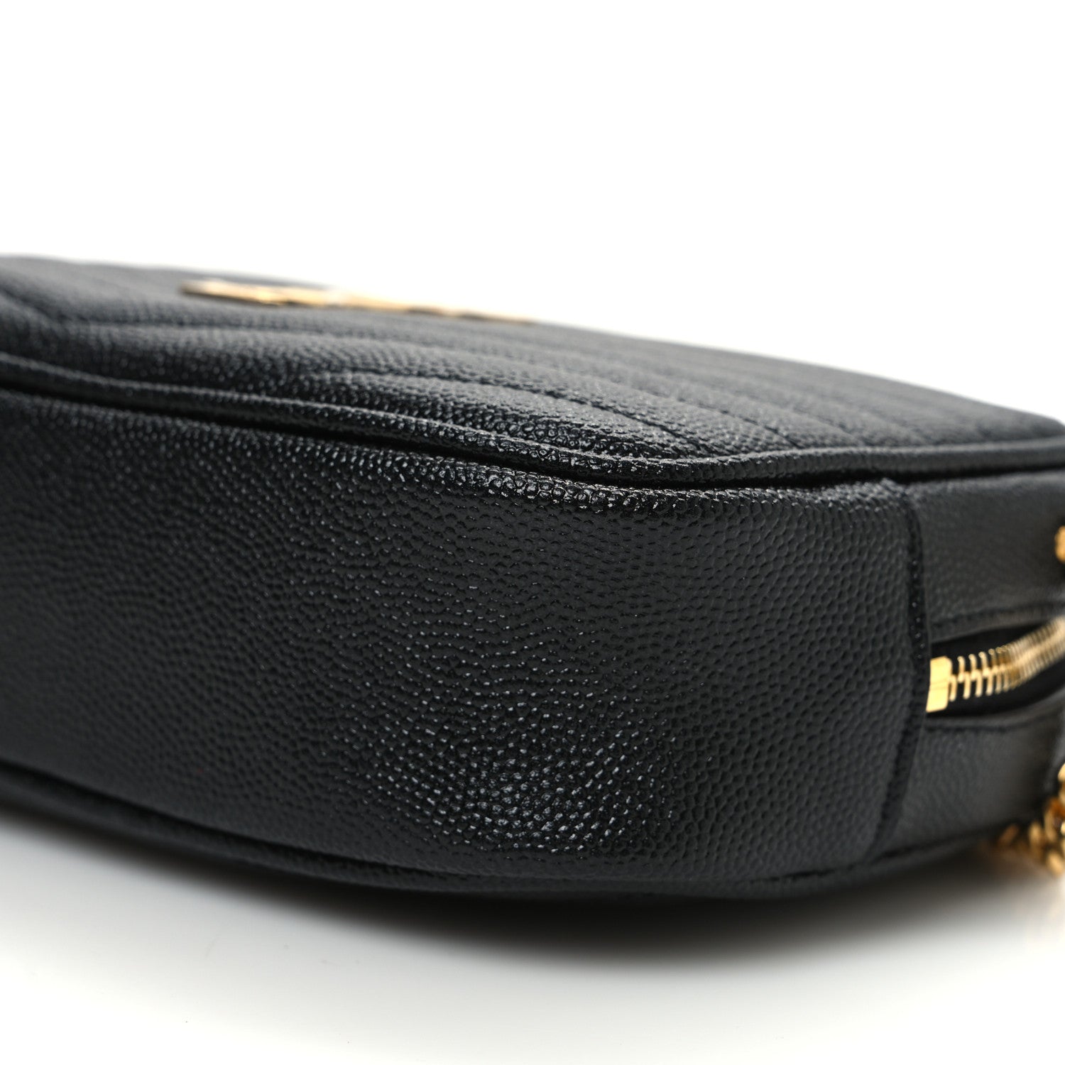 Saint Laurent Grain De Poudre Matelasse Monogram Mini Lou Camera Bag Black 10 of 10