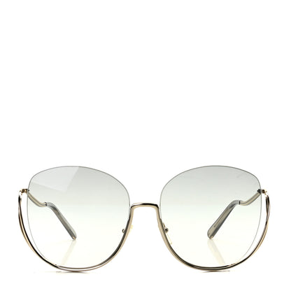 Chloe Oversized Round Milla Sunglasses CE125S Gold 2 of 7