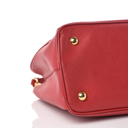 Prada Saffiano Lux Medium Tote Fuoco 5 of 14