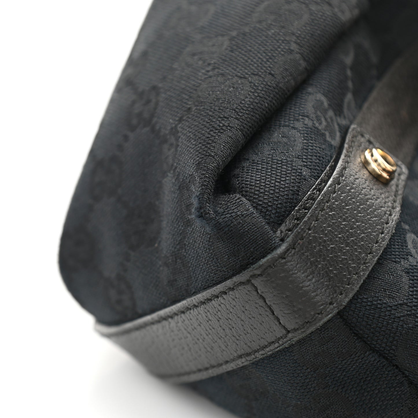 Monogram Medium Abbey Shoulder Bag Black