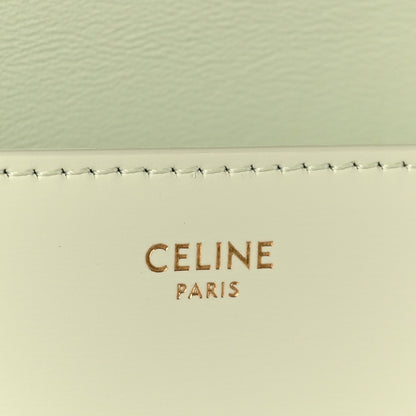 Celine Shiny Calfskin Triomphe Chain Shoulder Bag Jade 6 of 9