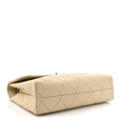 Chanel Calfskin Quilted In the Business Flap Bag Light Beige 4 of 10