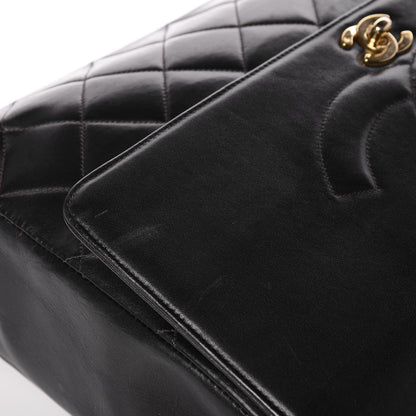 Chanel Lambskin Jumbo CC Single Flap Black 12 of 16