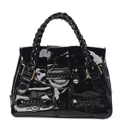 Valentino Garavani Patent Large Histoire Black 1 of 10