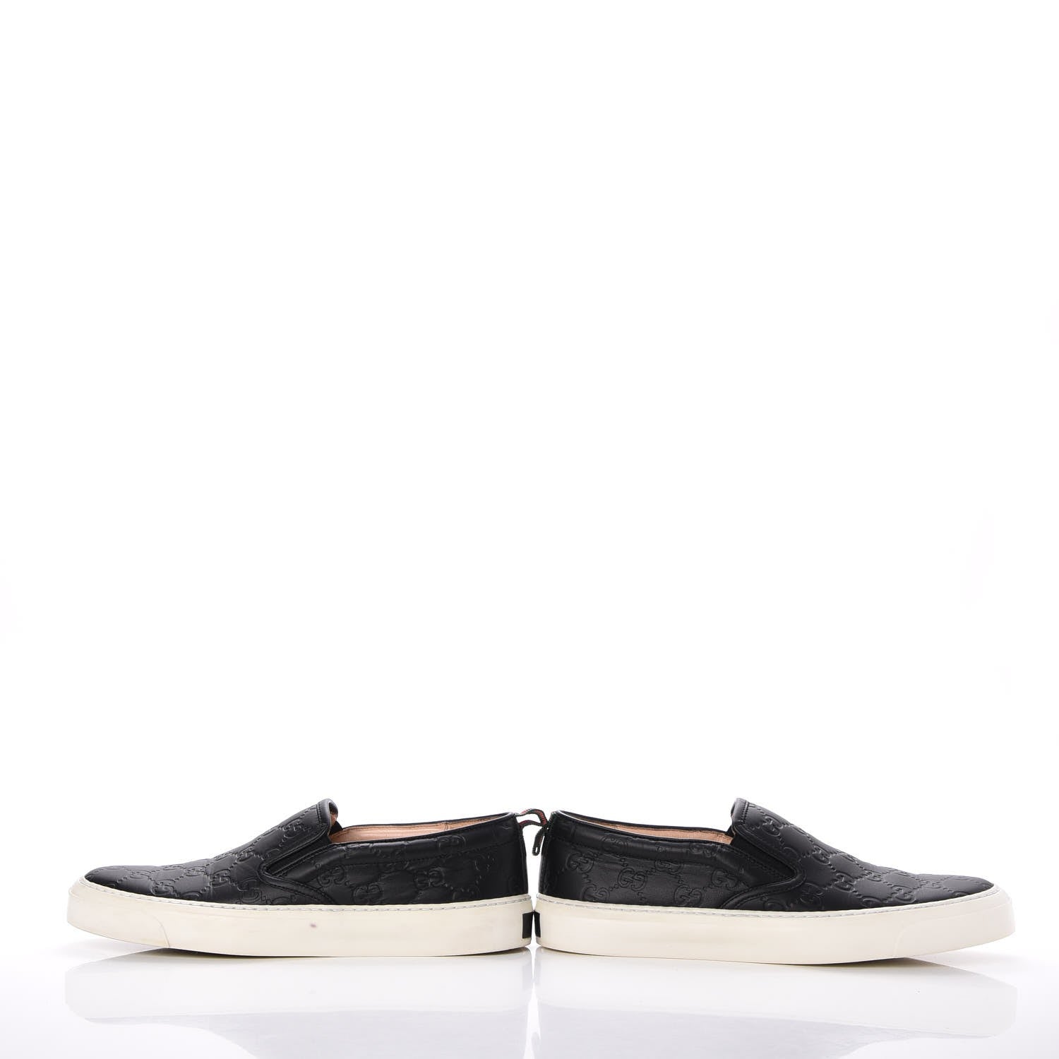 Gucci Guccissima Dublin Slip On Sneakers 38 Black 5 of 14