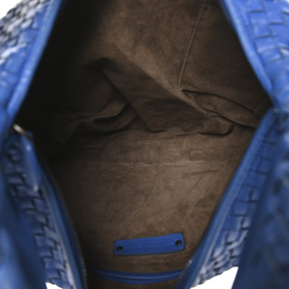 Bottega Veneta Nappa Intrecciato Large Veneta Hobo Blue Royal 5 of 9