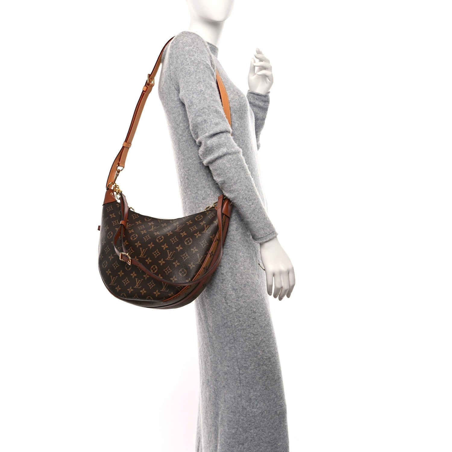Louis Vuitton Reverse Monogram Loop Hobo 2 of 8