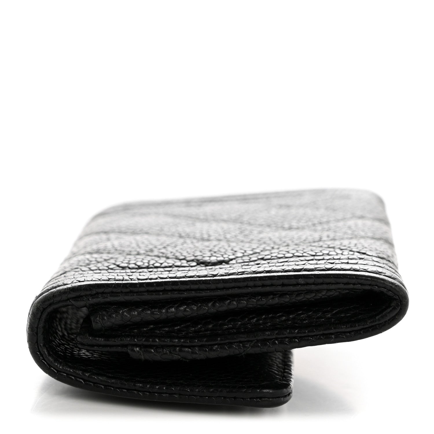 Chanel Caviar Quilted Boy Flap Card Holder Black 10 of 10