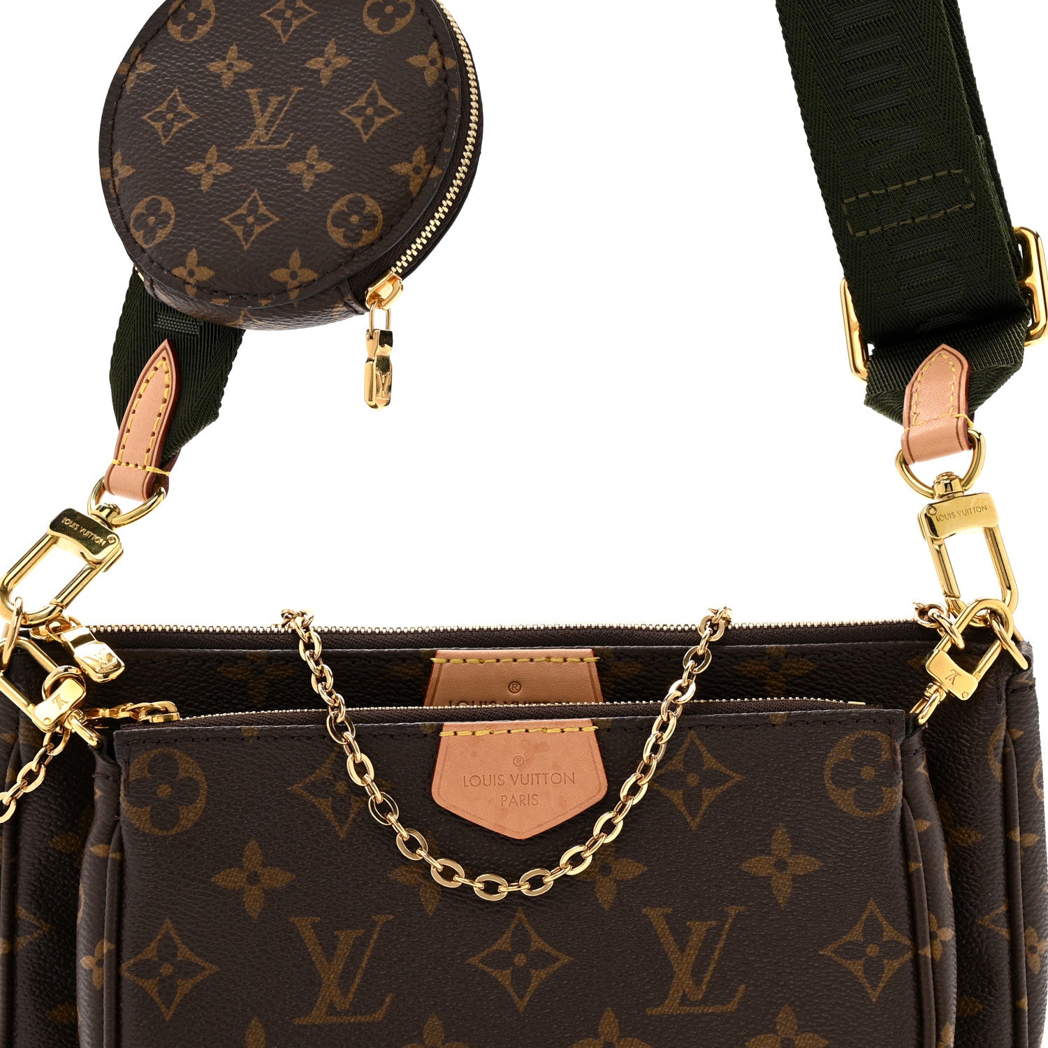 Louis Vuitton Monogram Multi Pochette Accessories Kaki 1835279