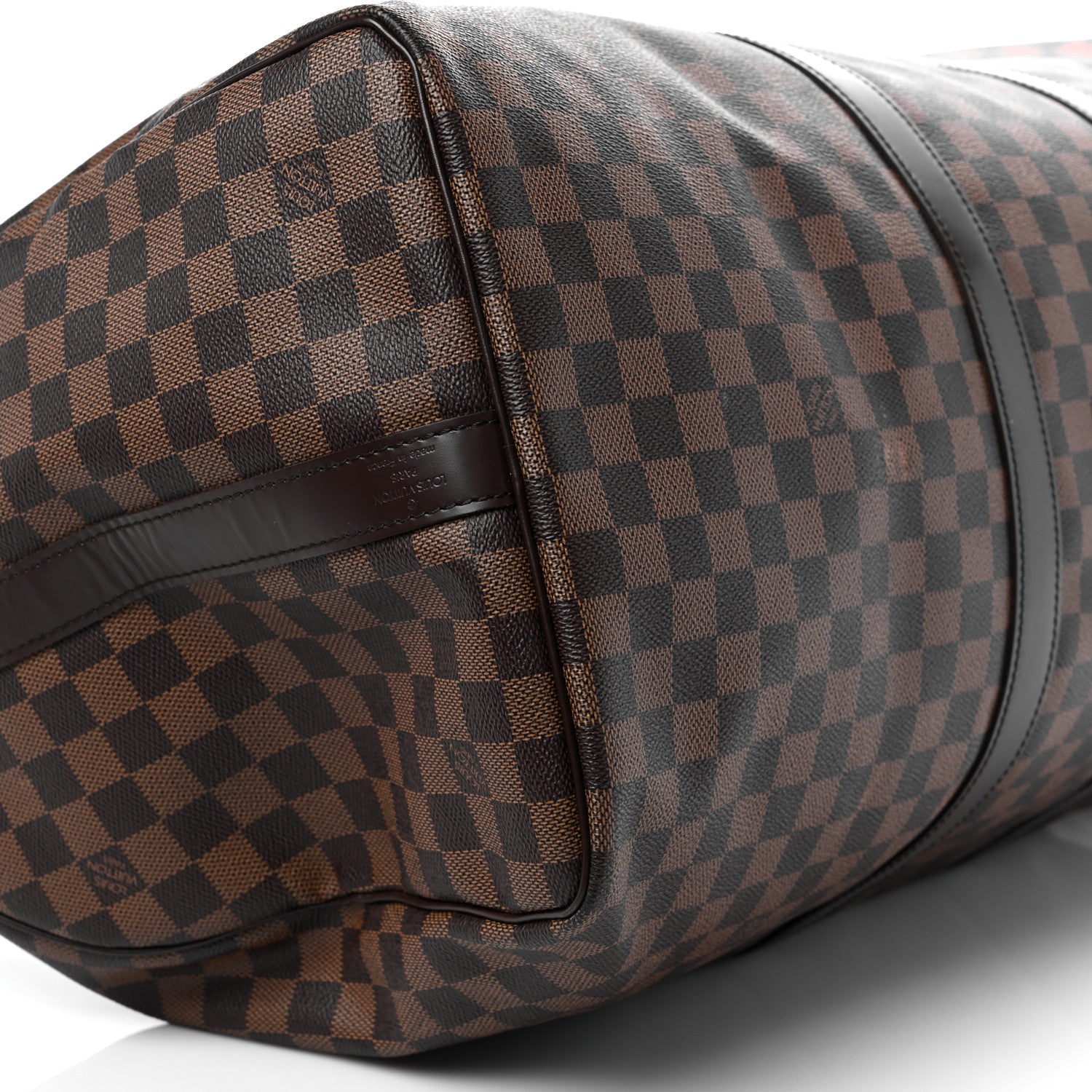 Louis Vuitton Damier Ebene Keepall Bandouliere 55 8 of 19