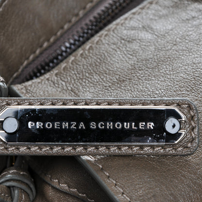 Proenza Schouler Lambskin Large PS1 Satchel Smoke 7 of 7