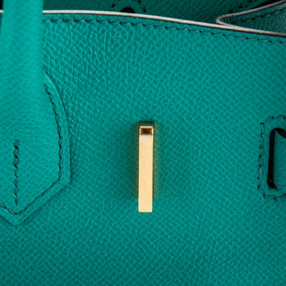 Hermes Epsom Birkin 30 Bleu Paon 14 of 24