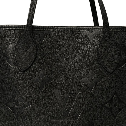 Louis Vuitton Empreinte Monogram Giant Neverfull MM Black 7 of 9