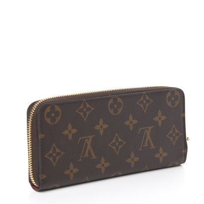 Louis Vuitton Monogram Clemence Wallet Fuchsia 2 of 5