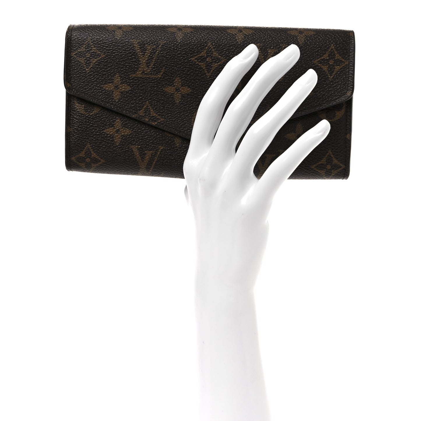 Monogram Sarah Wallet NM Coquelicot