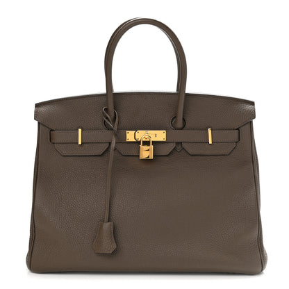 Hermes Togo Birkin 35 Etain 1 of 19