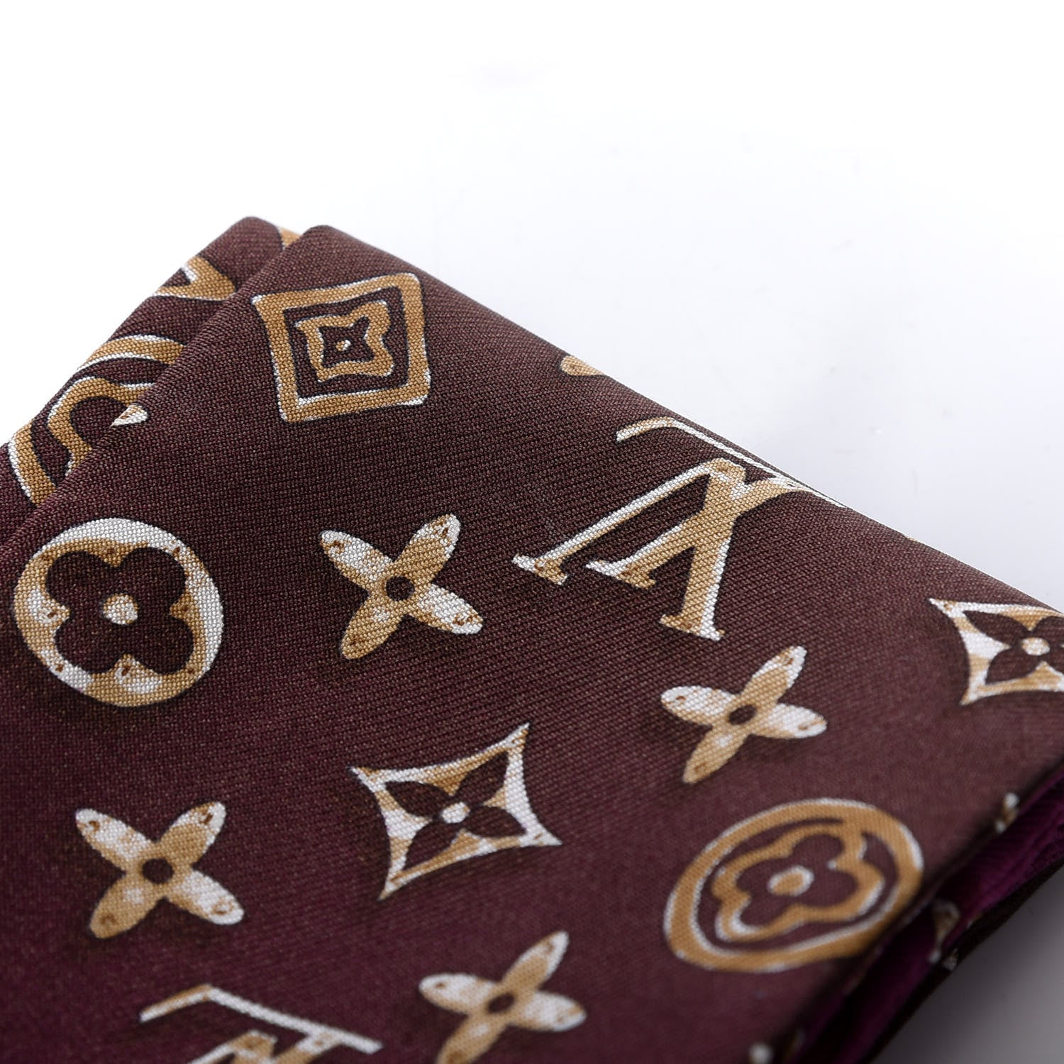 Louis Vuitton Silk Monogram Map Bandeau 4 of 4