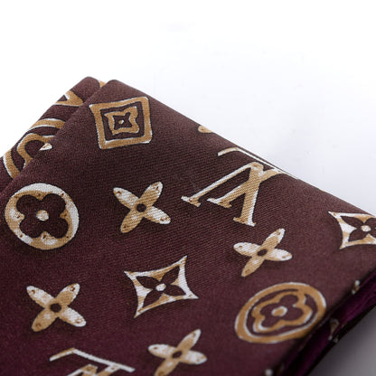 Louis Vuitton Silk Monogram Map Bandeau 4 of 4