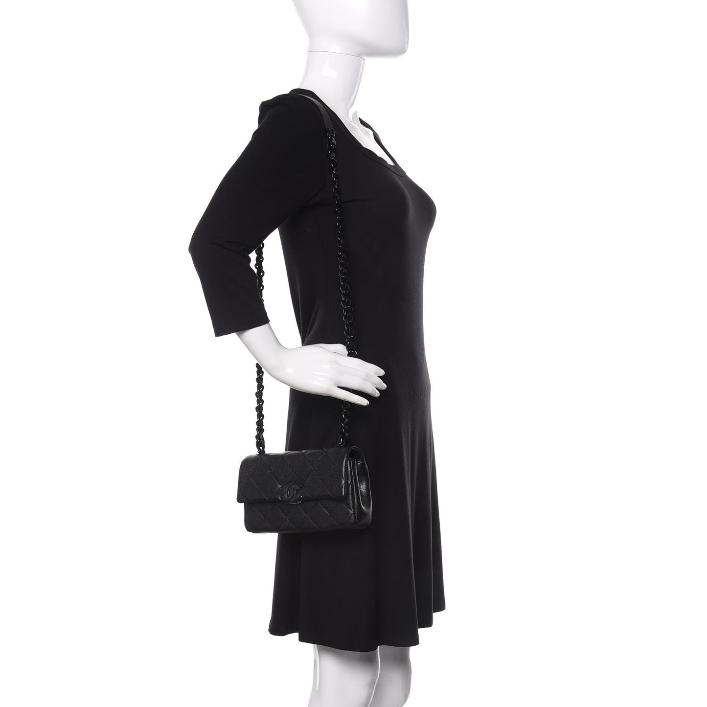 Caviar Quilted My Everything Small Flap Black