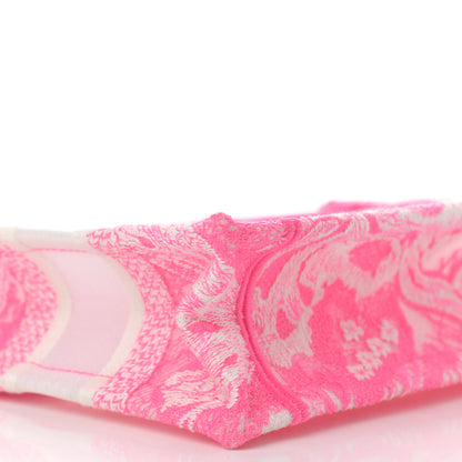 Christian Dior Canvas Embroidered Mini Toile De Jouy Book Tote Pink 9 of 13