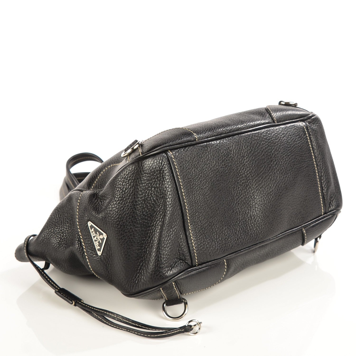 Prada Vitello Daino Shoulder Bag Nero Black 4 of 9