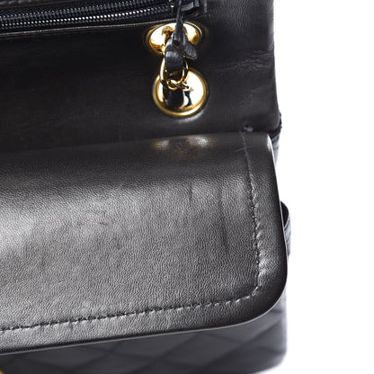 Chanel Lambskin Quilted Small Double Flap Black 12 of 14