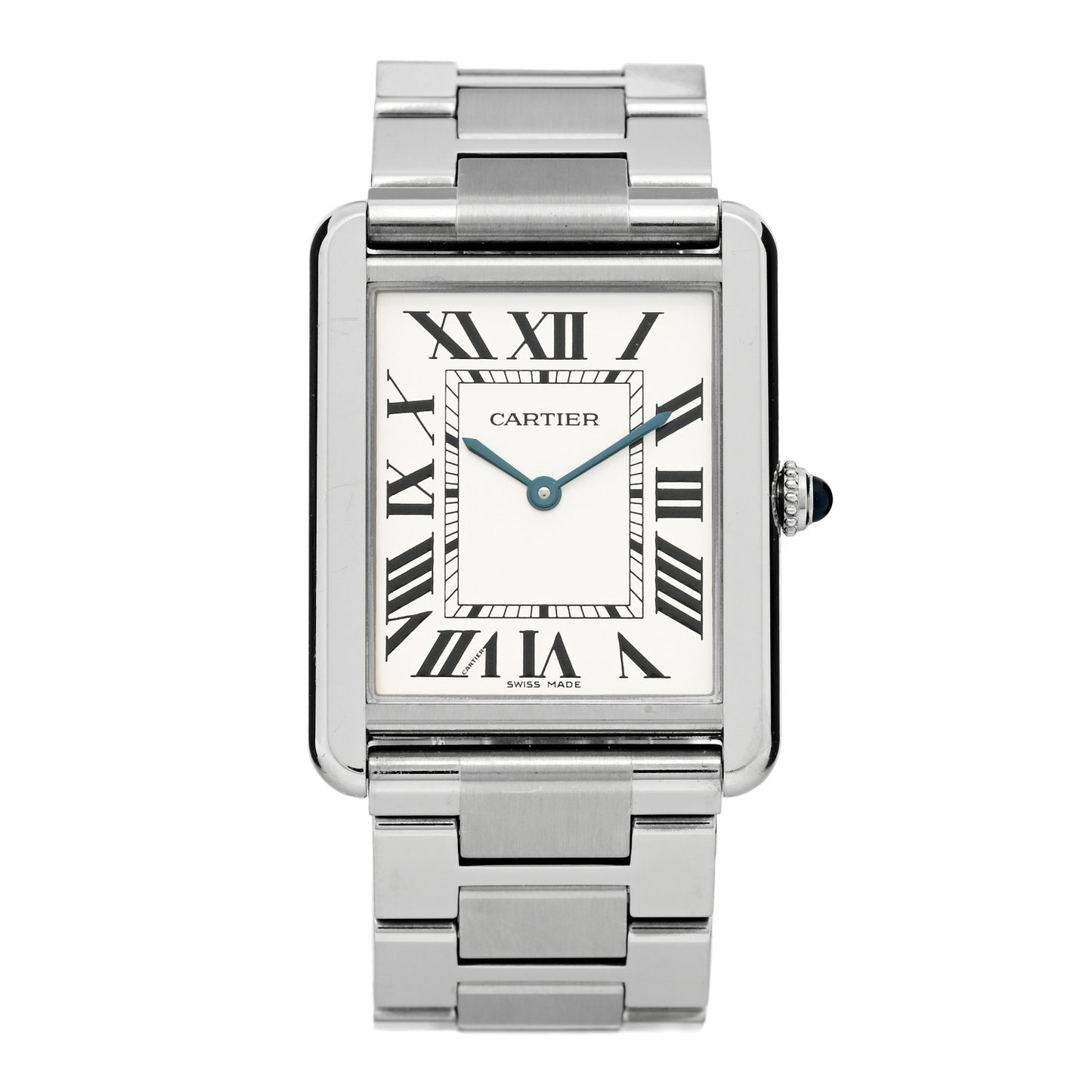 Stainless Steel 27mm Tank Solo Quartz Watch