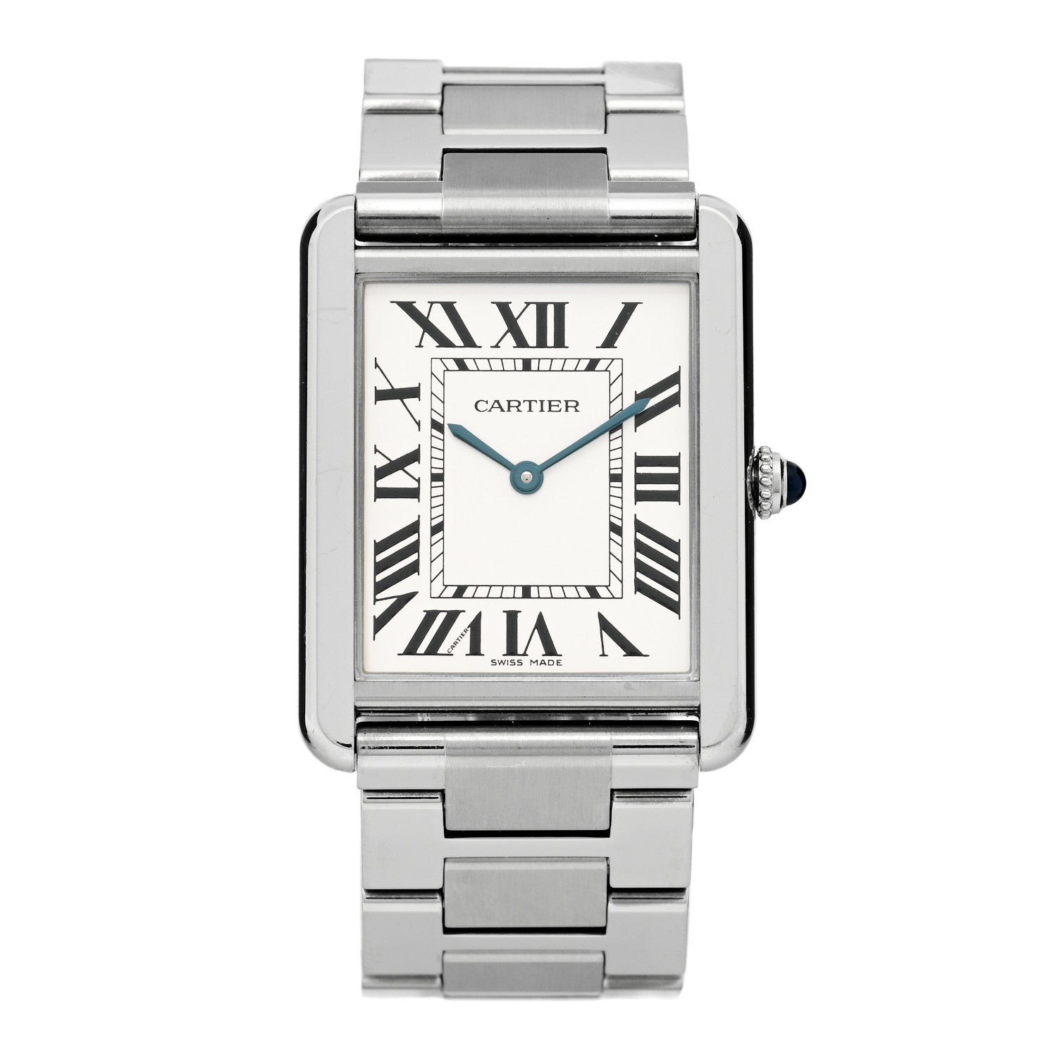 Cartier Stainless Steel 27mm Tank Solo Quartz Watch 1 of 4