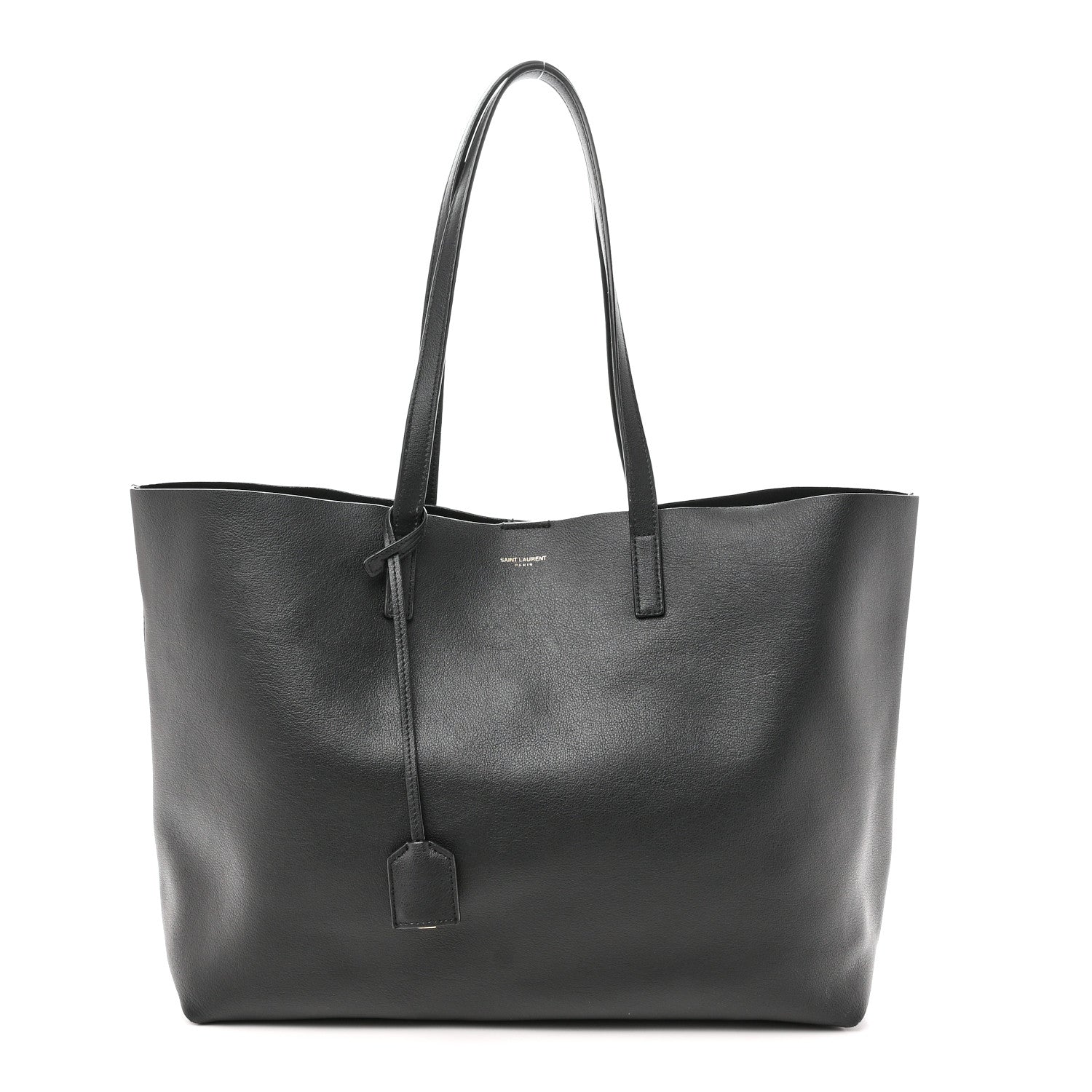 Saint Laurent Calfskin Large Shopping Tote Black 1 of 11