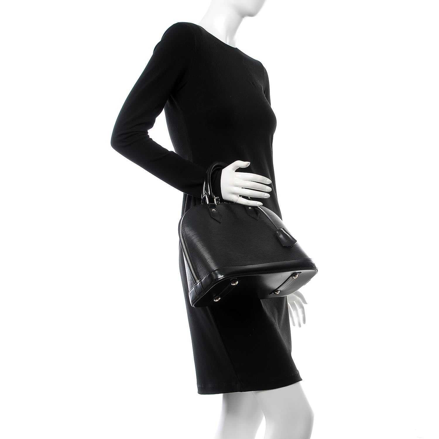 Louis Vuitton Epi Alma PM Black 2 of 7