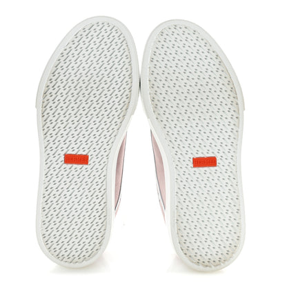 Hermes Suede Get Sneakers 37.5 Rose Porcelaine 6 of 10