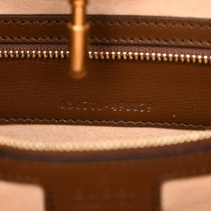 Gucci GG Supreme Monogram Azalea Calfskin Web Medium Jackie 1961 Hobo Beige Ebony Brown Sugar 7 of 10