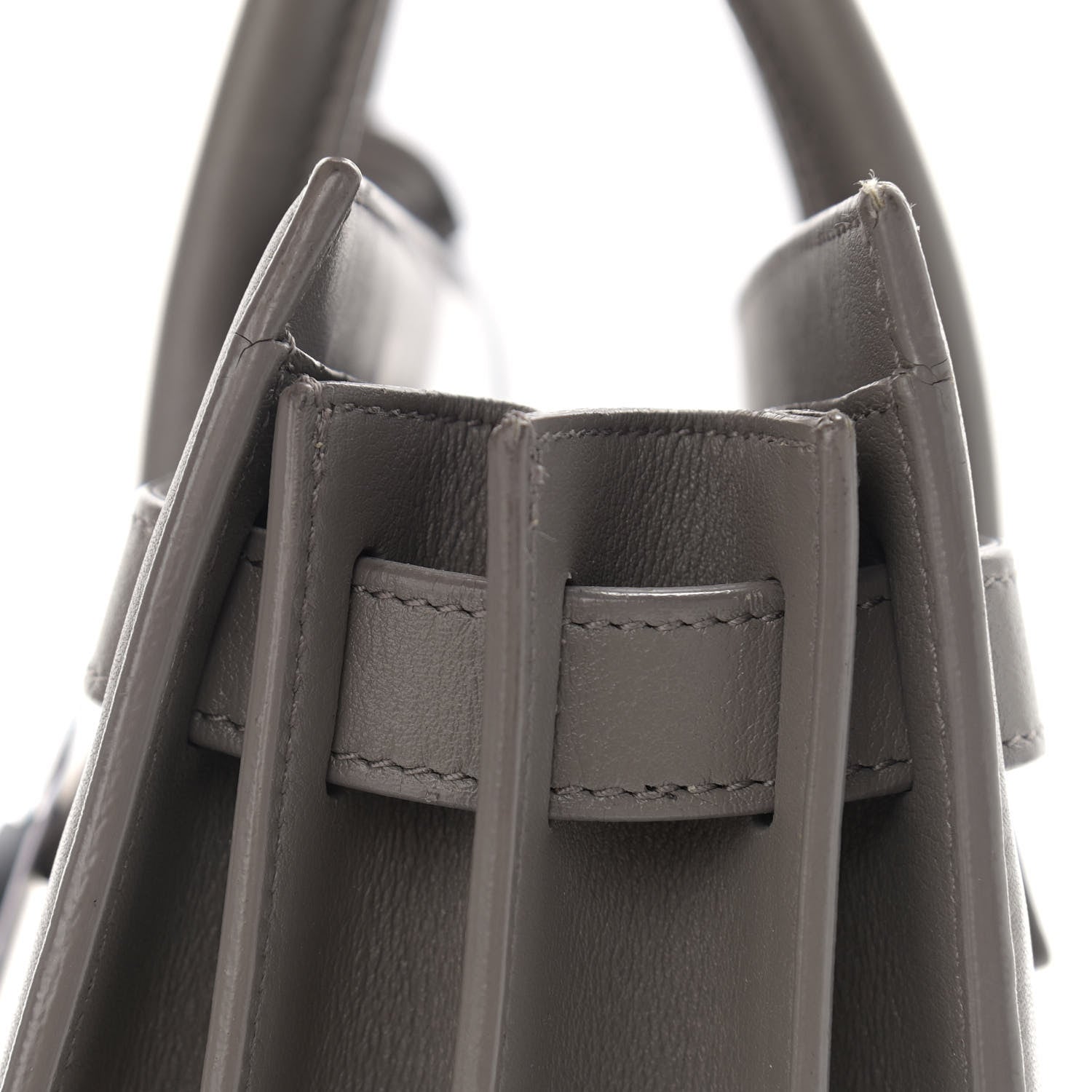 Saint Laurent Grained Calfskin Baby Sac De Jour Fog 14 of 17