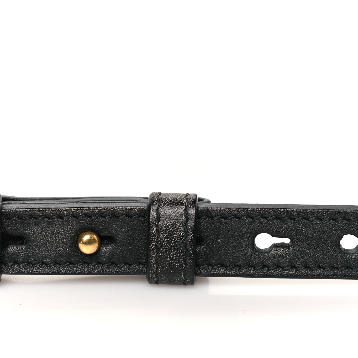 Gucci Velvet Matelasse Deer Embroidered Small GG Marmont Chain Shoulder Bag Black 11 of 11