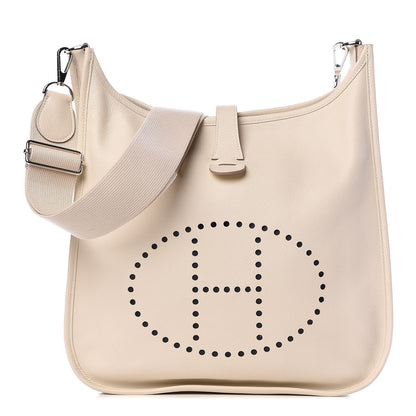 Hermes Epsom Evelyne III GM Craie 1 of 13