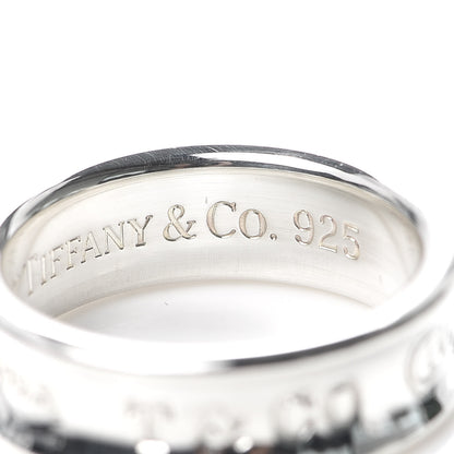 Tiffany Sterling Silver 1837 Band Ring 57 8 5 of 5
