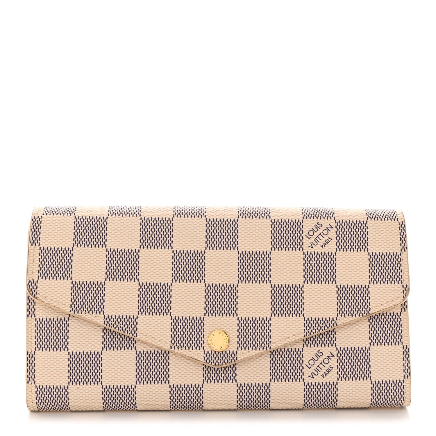 Louis Vuitton Damier Azur Sarah Wallet NM 1 of 6